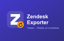 Zendesk Exporter — 官网预览图